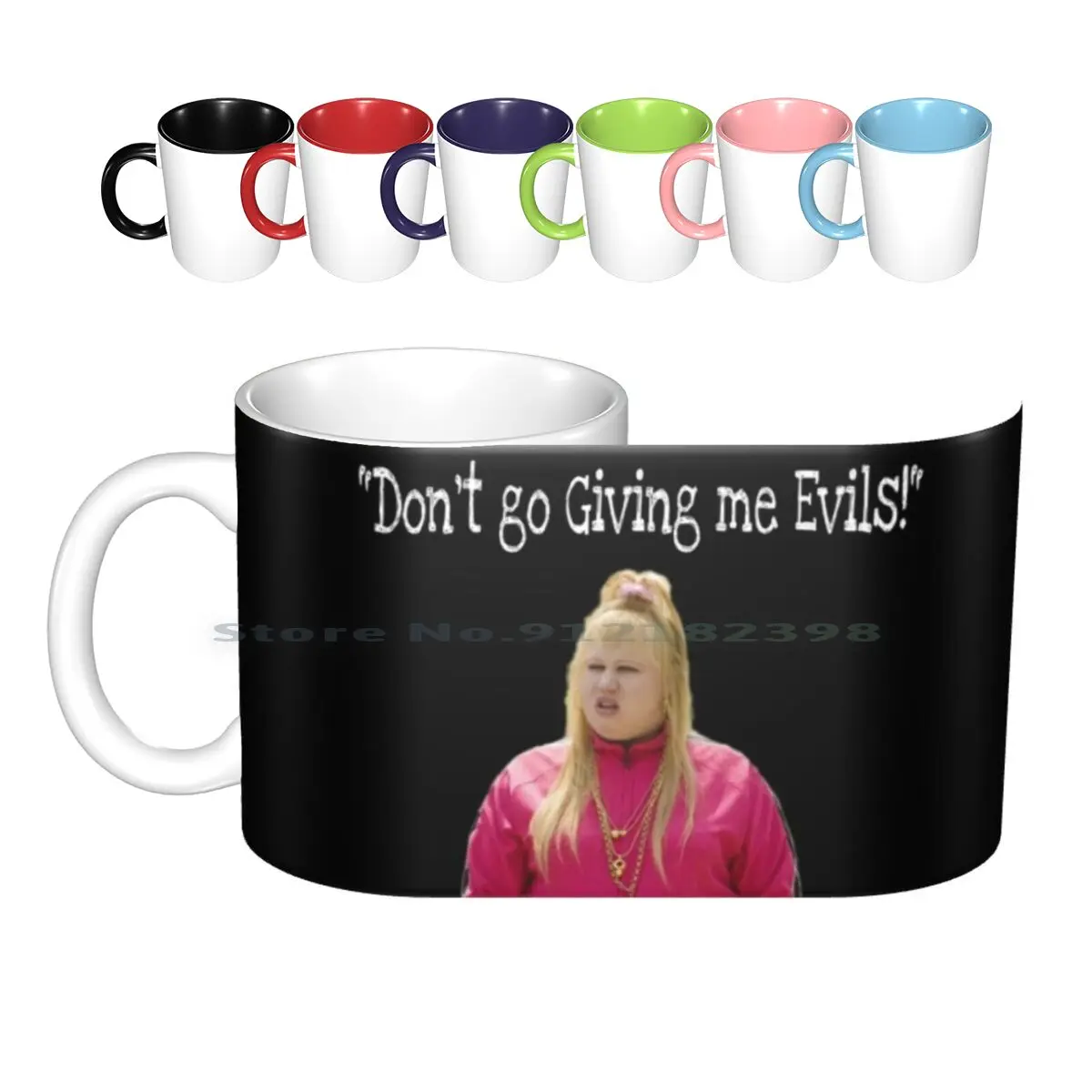 Vicky Pollard Ceramic Mugs Coffee Cups Milk Tea Mug Little Britain Comedy British Best Of British National Treasure No But Yeah