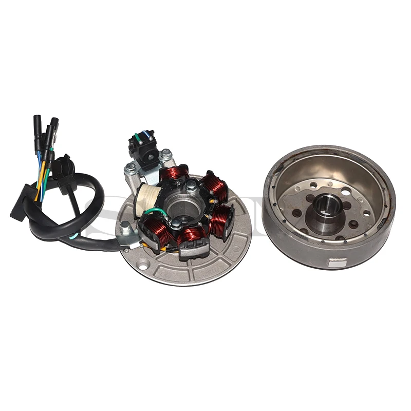 140cc engine ignition electromagnetic stator electromagnetic flywheel kit is suitable for LF140 YX140 horizontal engine parts