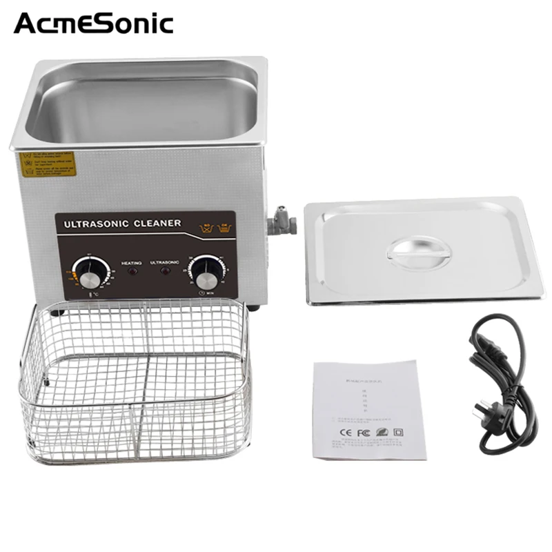 ACMESONIC Ultrasonic Cleaner A10L 40kHz 240W Adjustable Time And Temperature Ultrasonic Factory Dedicated Cleaning Machine