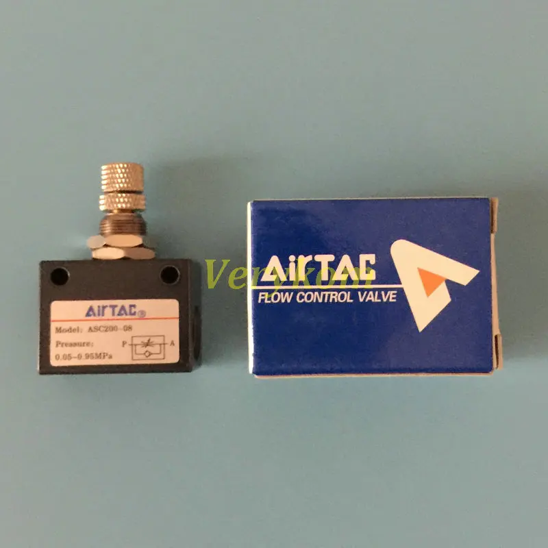 Pneumática Air Flow Control Valve, Gás Speed Control, válvula solenóide, Port, ASC100-06, ASC200-08, ASC300-10, Chuka ASC, 1/4 ", 3/8"