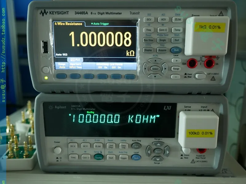 Multimeter Empat Kawat Resistansi Standar Referensi Tahan Calibrator 4-Wire Resistance Standar