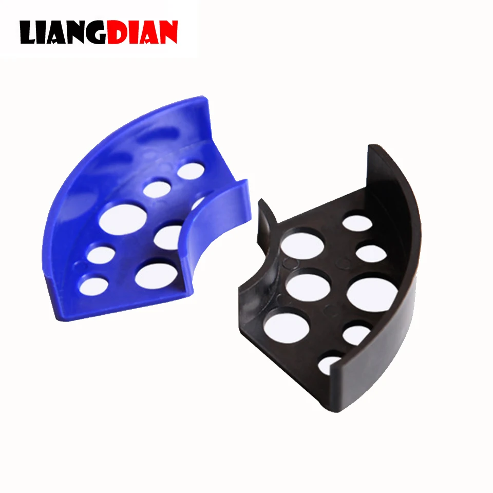 1PC Black Blue Plastic Cover Tattoo Ink Pigment Cups Caps Stand Holder Storage Container Standing Rack Tattoo Accessories