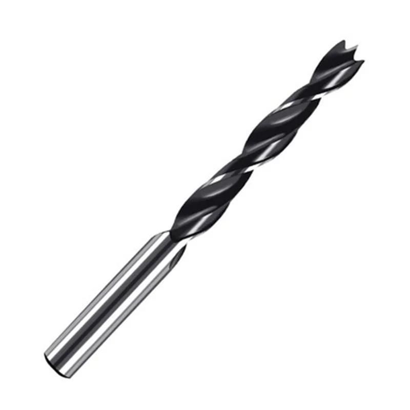 Taladro de carpintería de 8 piezas, taladro eléctrico de mano, juego de abridor de agujeros, posicionamiento de madera multiespecificación, vástago recto de tres puntos