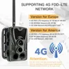 라이브 방송 앱 제어 4G 야생 동물 사냥 트레일 카메라 감시, 무선 야외 HC801PRO 사진 트랩, 36MP 4K (30fps) 3
