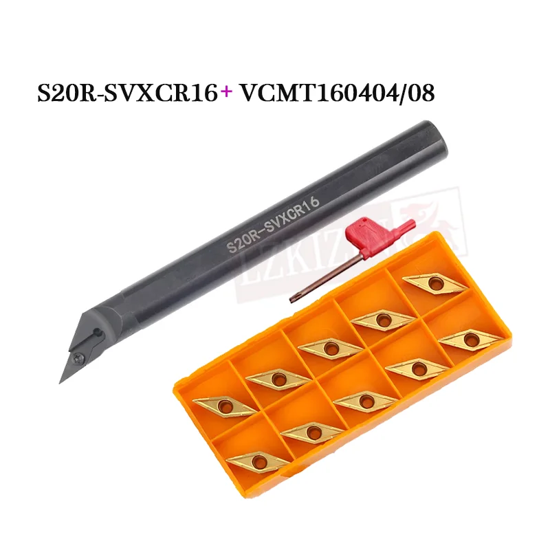 

1 шт. S16Q S20R SVXCR11 SVXCR16 держатель инструмента для внутренней обточки VCMT110304 VCMT160404 VP15TF UE6020 US735 вставки для токарного станка с ЧПУ