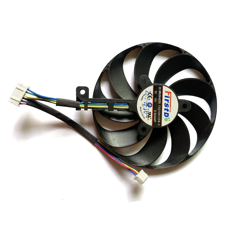 Placa gráfica acessórios de refrigeração 7PIN 12V 3PCS FDC10U12S9-C RX5700 GPU FAN para ASUS RX5700 RX5700 XT ROG STRIX RTX2080TI 8GB