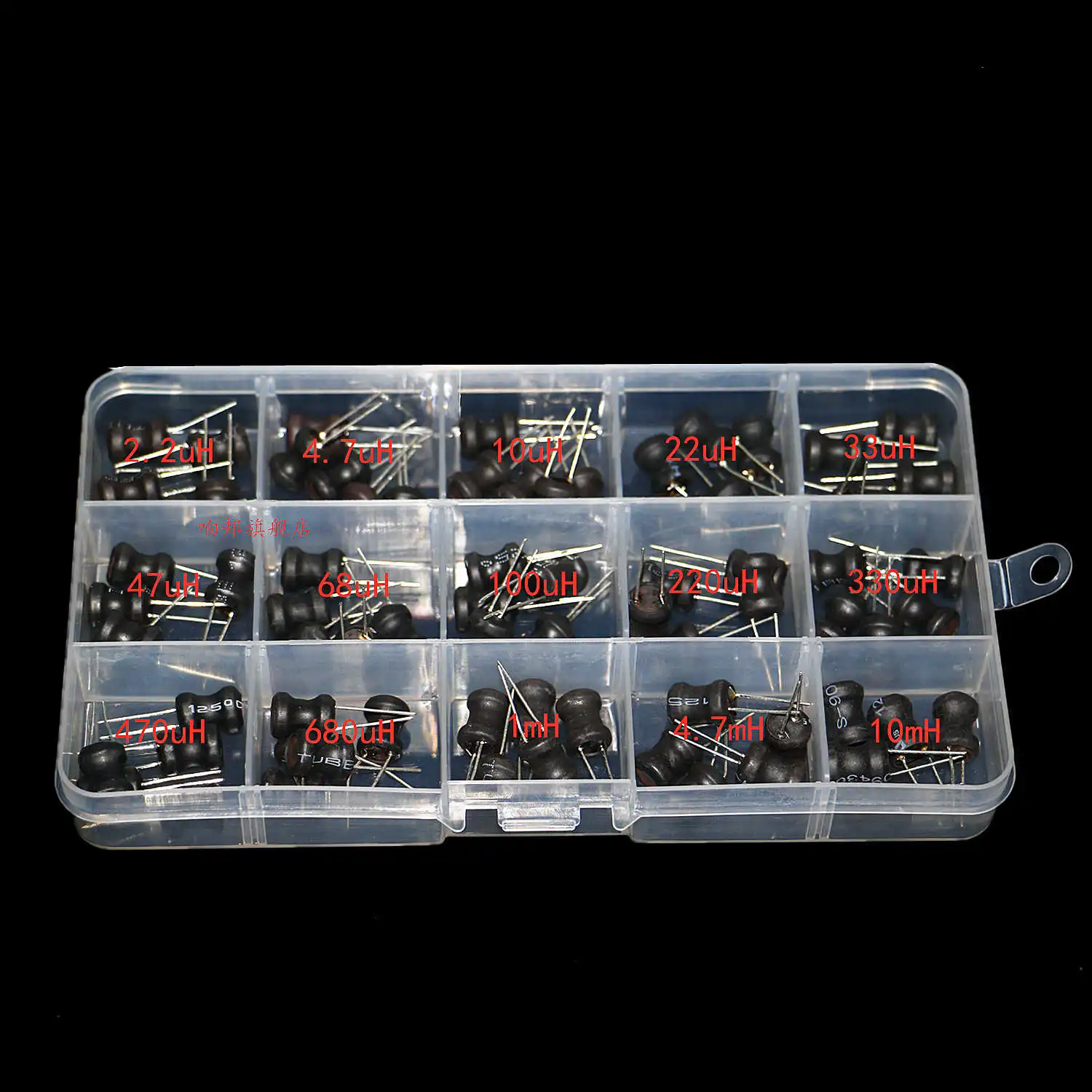 75Pcs/box 2.2uH-10mH 15Values x 5pcs 8*10mm Choke Inductors Assorted Kit