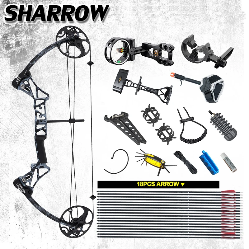 

M1 Archery Compound Bow 19-70 lbs IBO 320FPS Hunting Shooting Outdoor sports Game Bow And Arrow Accessories