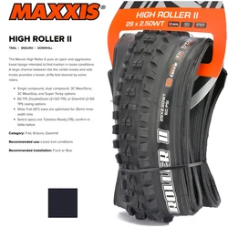 MAXXIS HIGH ROLLER Ⅱ MTB tire 29x2.50WT 29x2.30 27.5x2.50WT 27.5x2.40 27.5x2.30 29er 27.5er