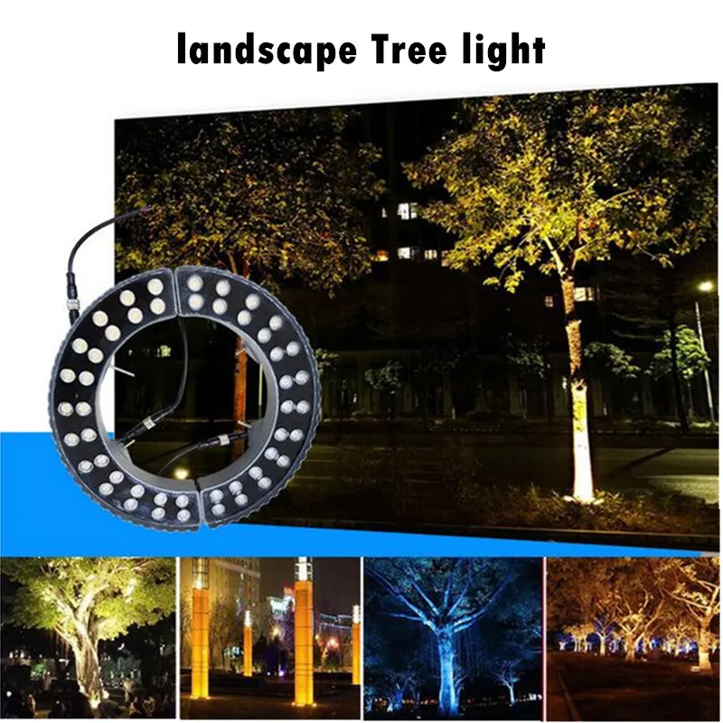 Gazeb LED Shoot Tree Lamp Landscape Plants Light RGB Light Outdoor Waterproof IP67 Garden Light Christmas Flasher 24V 48W 72W