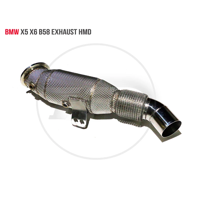 

HMD Exhaust Manifold Downpipe for BMW X5 X6 B58 Car Accessories With Catalytic Converter Header Without Cat Pipe