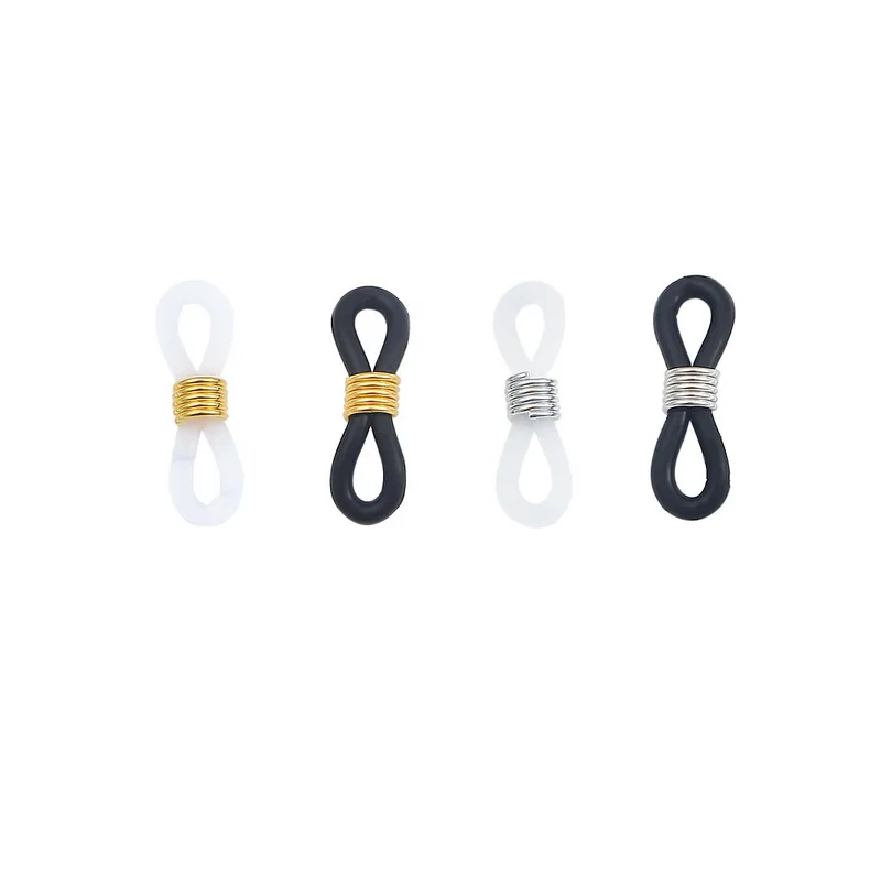 Wholesale Glasses Chain Silicone Rubber Ring Non Slip DIY Connector Strap Eyelets Rope Sunglasses Cord Accessory #M145