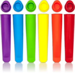 5pc/lot Summer Popsicle Maker Lolly Mould Kitchen DIY Random Color Food-Grade Silicone Frozen Ice Cream Pop Mold