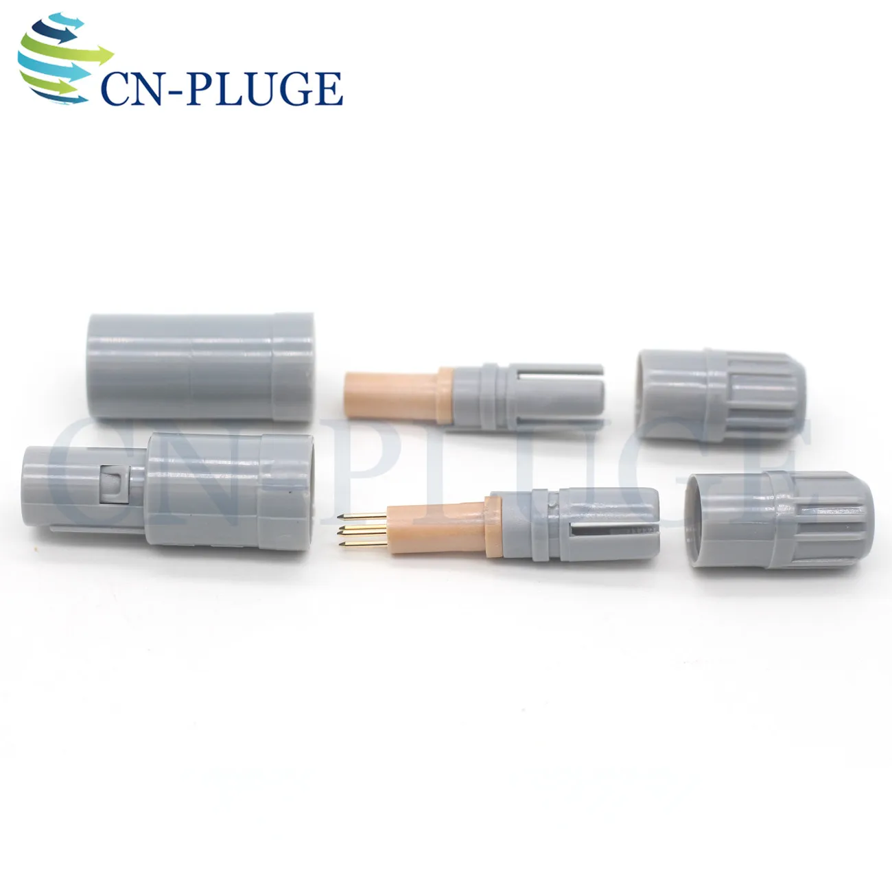 M14 PAG/PRG 4-PIN Medical Plastic Male/Female Connector Power Cable Connector