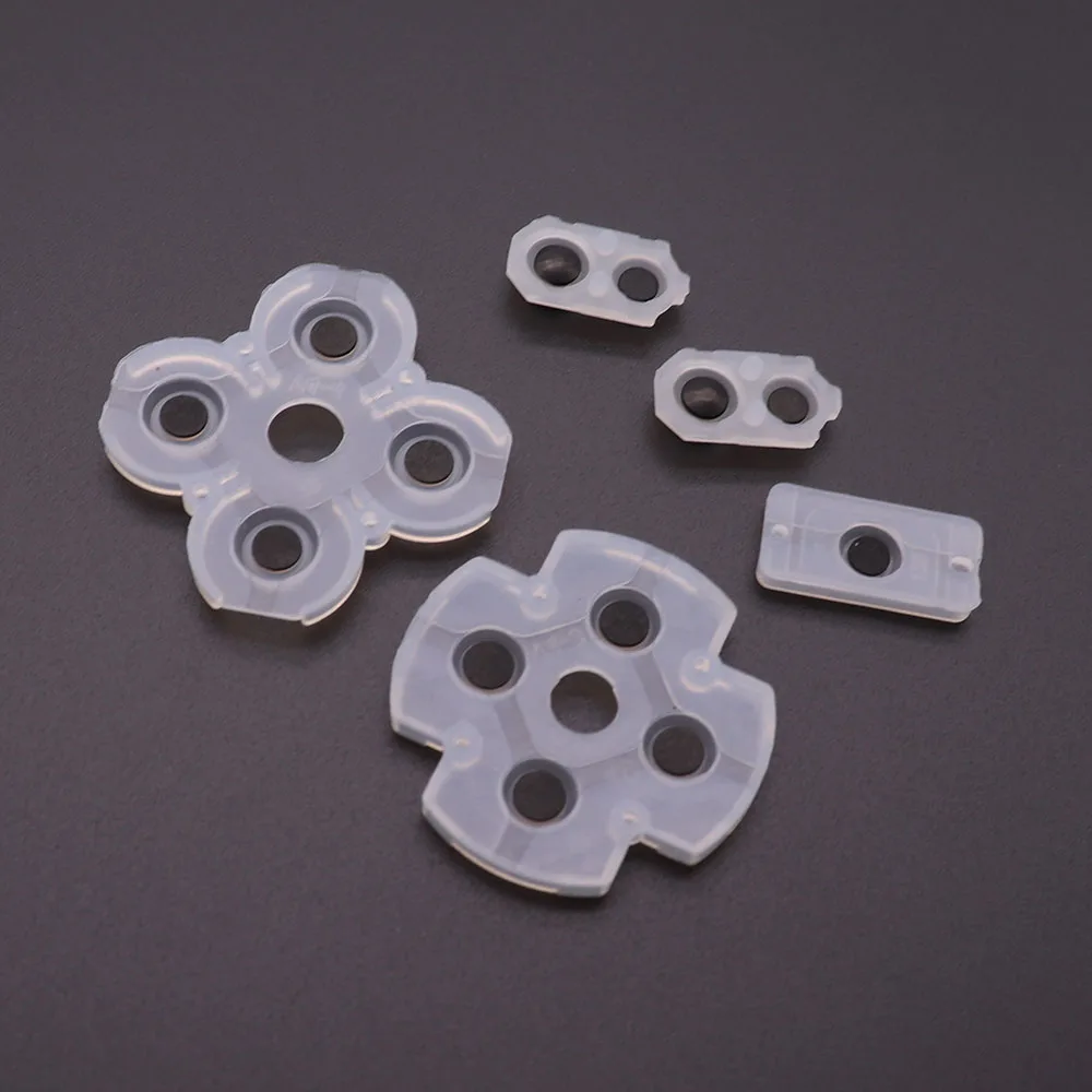 XOXNXEX 1 комплект силиконовых проводящих резиновых подушечек для PS4 JDM 055 JDS 055 jdm 050 jdm 055, кнопки контроллера, запасная часть