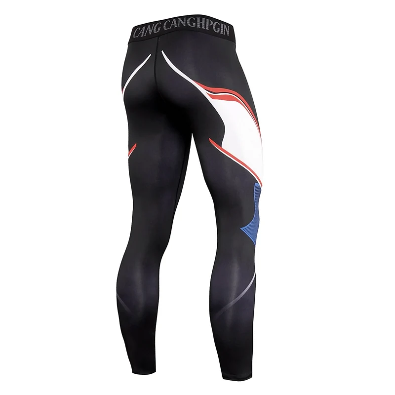 2021 Quick Dry Compression Running Tights Men Joggings Pants Workout Gym Fitness Leggings Sportswear Training Bottoms Custom