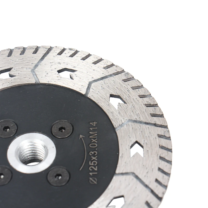 Versery  75/110/125mm Angle Grinder M14 Thread Diamond Cutting Disc Grinding Saw Blade For Granite Marble Concrete Tile