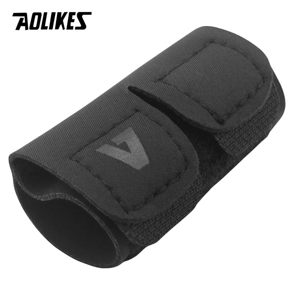 AOLIKES 1PCS Sports Volleyball Basketball Finger Support Protector Finger Guard Bandage Pain Relief Sport Protective Gear