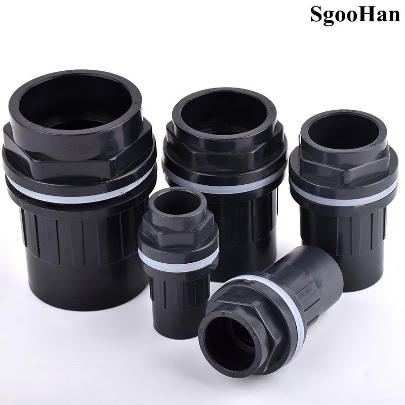 1-5 sztuk 20-50mm rura PVC złącza zagęścić ryby rury zbiornika drenaż złącze ogród Adapter spustowy rura wodociągowa armatura