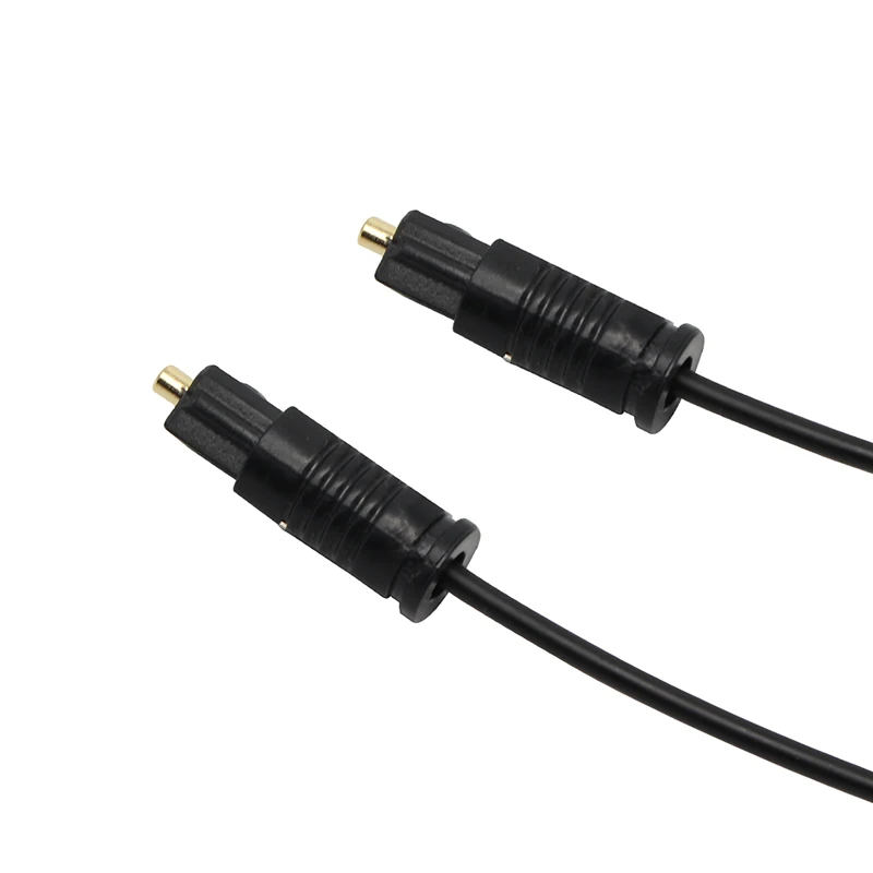 Durevole Cavo Audio Digitale Ottico Toslink Placcato Oro 1m 2m SPDIF MD DVD Placcato Oro Cabl