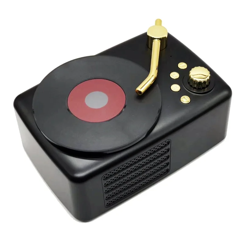 

Портативный Bluetooth 5,0 динамик Ретро Мини Портативный беспроводной Bluetooth динамик радио Usb/Tf карта музыкальный плеер Hifi сабвуфер