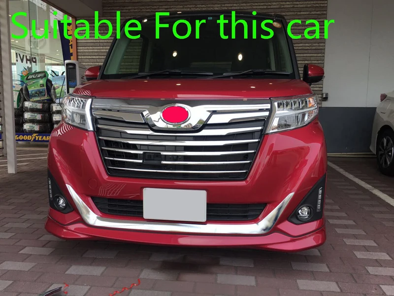 For Toyota ROOMY 2016-2020 ABS Chrome Tail Gate Door Cover Trim Rear Trunk Molding Bezel Styling Sticker Garnish