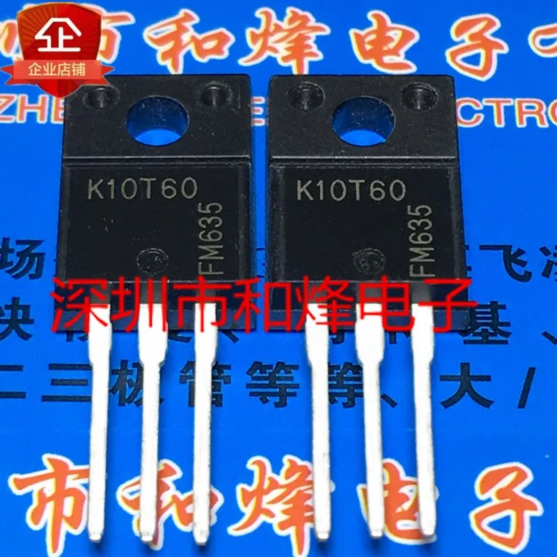Original 10 piezas/K10T60 IKA10N60T TO-220F 600V 10A