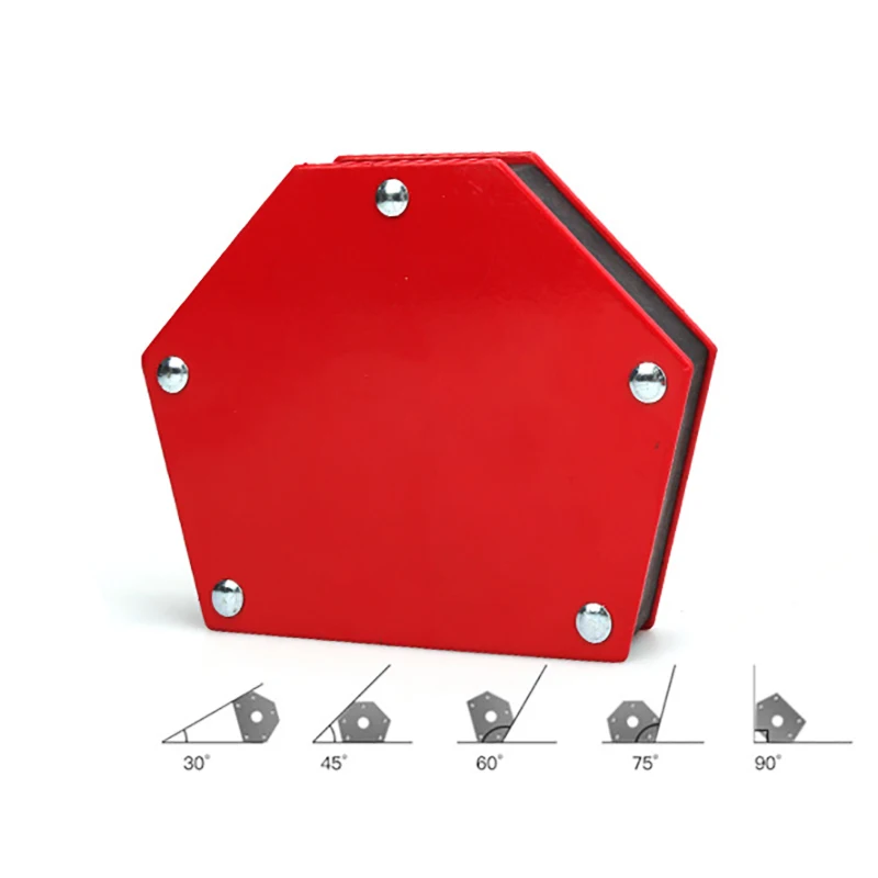 Supporto per saldatura magnetica da 50 libbre a forma di freccia per angoli multipli per l'installazione di tubi di saldatura per assemblaggio di saldatura