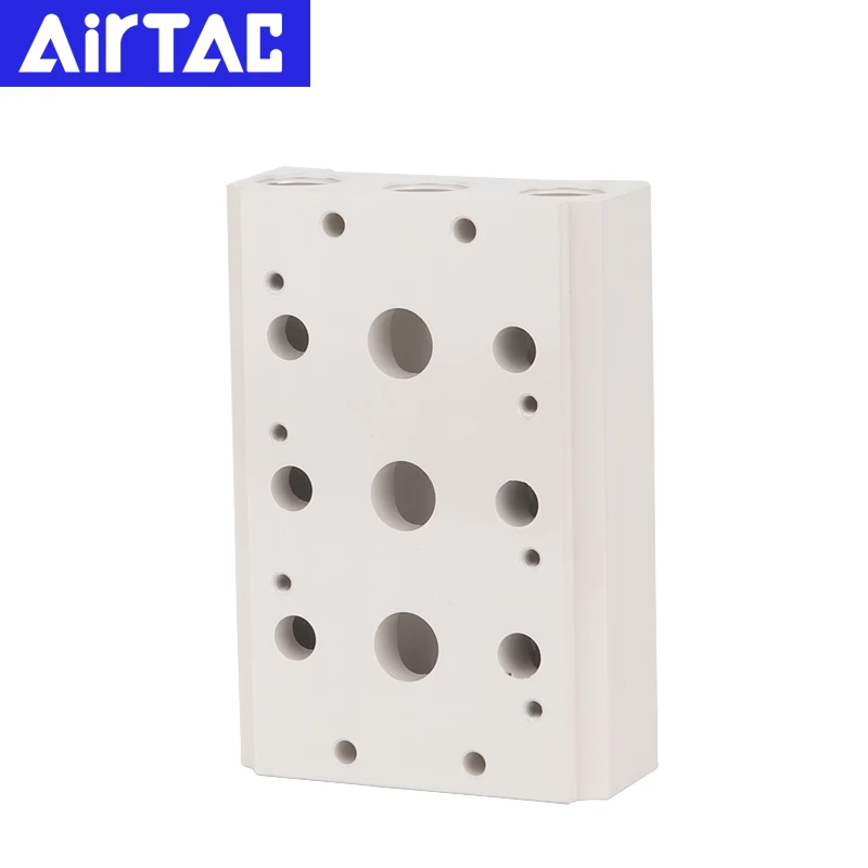 Airtac confluence valve plate 200M-21F 200M-22F 200M-23F 200M-24F 4V210-08 solenoid valve base