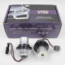 FSYLX 10W 6000K led Angel Eyes for bmw e60 LED Marker Lights Halo Rings for BMW E39 E53 E65 E66 E60 E61 E63 E64 E87 car styling