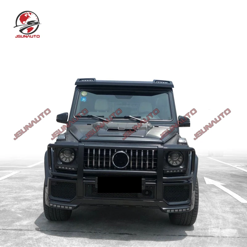 Carbon Fiber Roof Spoiler For Benz-G Class W463 G63 G65 G500 B 2018 Style Carbon Body Kit Front & Rear Spoiler Wing Auto Part