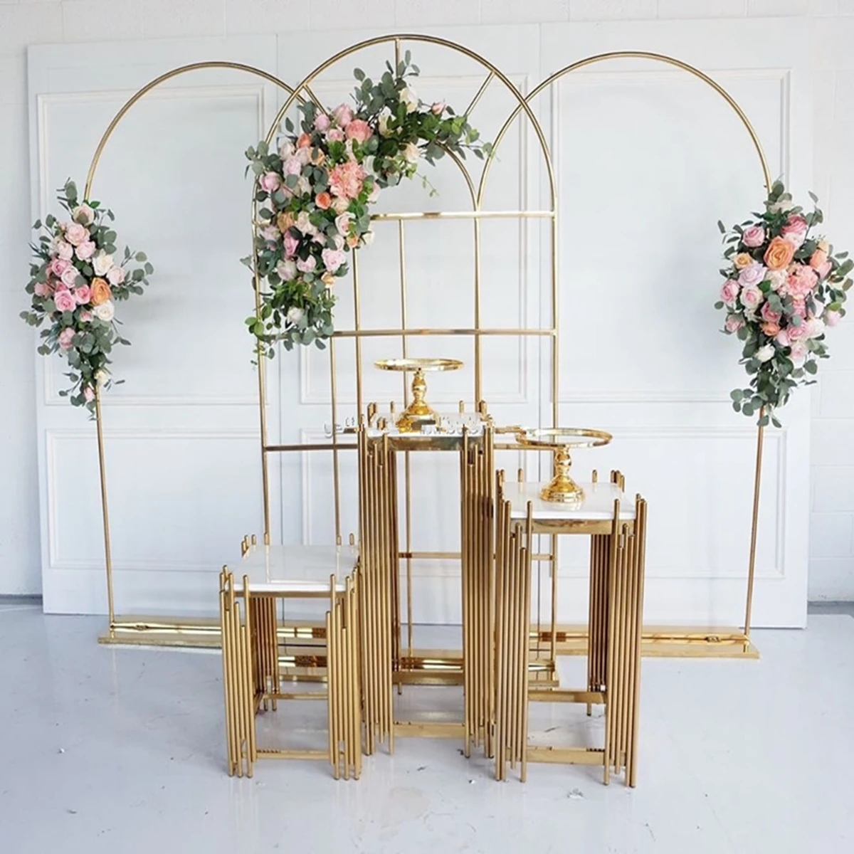 

3pcs/set)Custom Design square /round Arch Party Birthday Background Backdrop AB0797