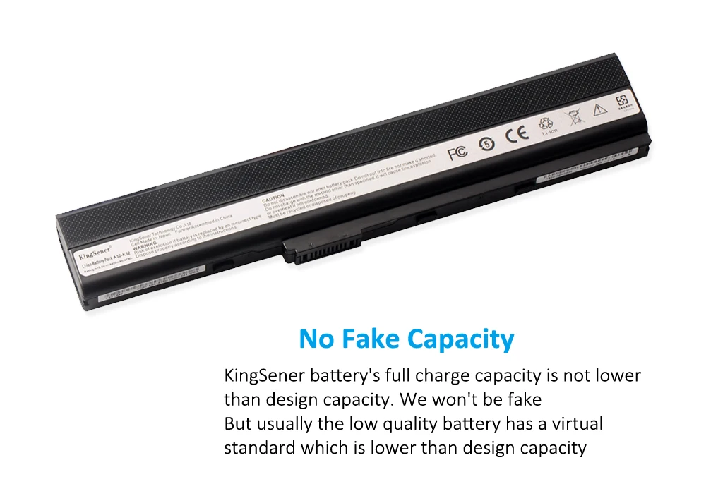 Kingsener A32-K52 Laptpo Battery for ASUS A52 A52J A52F A52JB A52JK A52JR K42 K42F K42J K42JK K52F K52J A31-K52 A41-K52 A42-K52