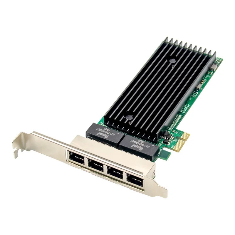 

4 port 1X PCIe x1 chip Intel 82576 10/100/1000Mbps lan card Quad port Server Gigabit network card 1000M Ethernet