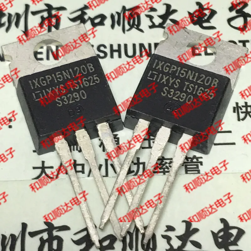 10pcs / lot IXGP15N120B new stock TO-220 1200V 30A