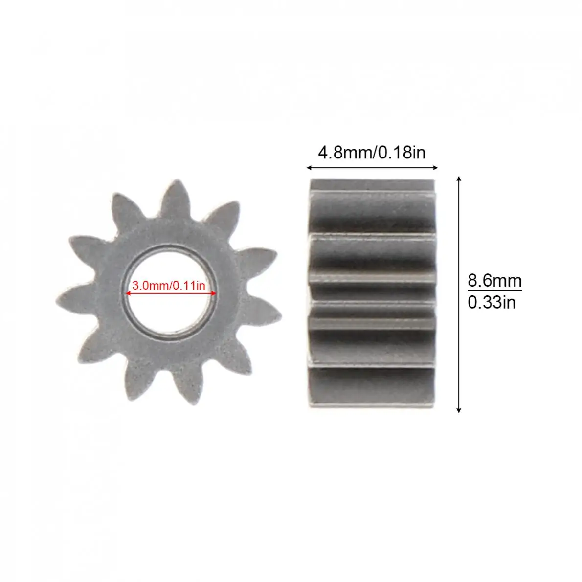 1 Đổi 11 Răng Có Thể Thay Thế Động Cơ Bánh Răng Sử Dụng Cho RS550 10.8V / 12V / 14.4V / 16.8V / 18V / 21V DC