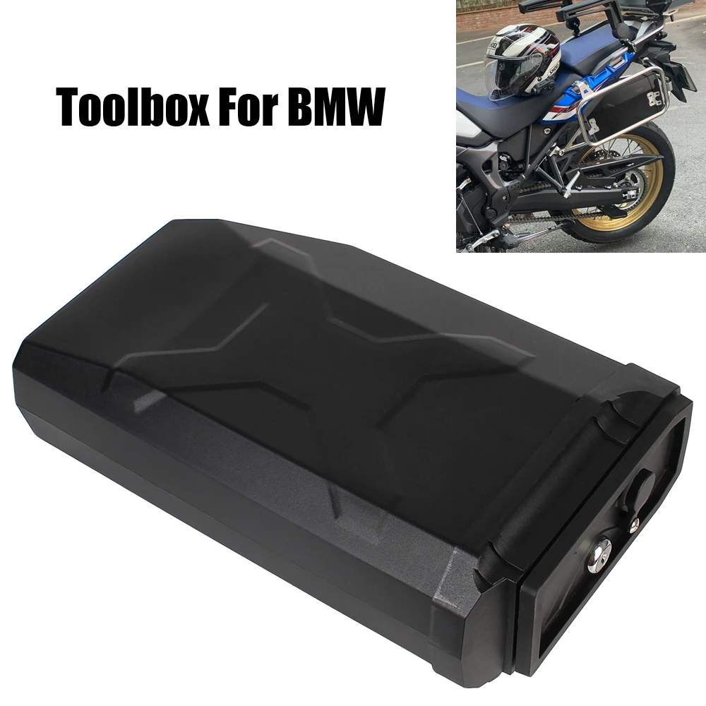 For Left Right Side Bracket 5 Liters Tool Box For BMW R1200GS R1250GS F850GS F750GS Plastic Box Case with 2 Keys