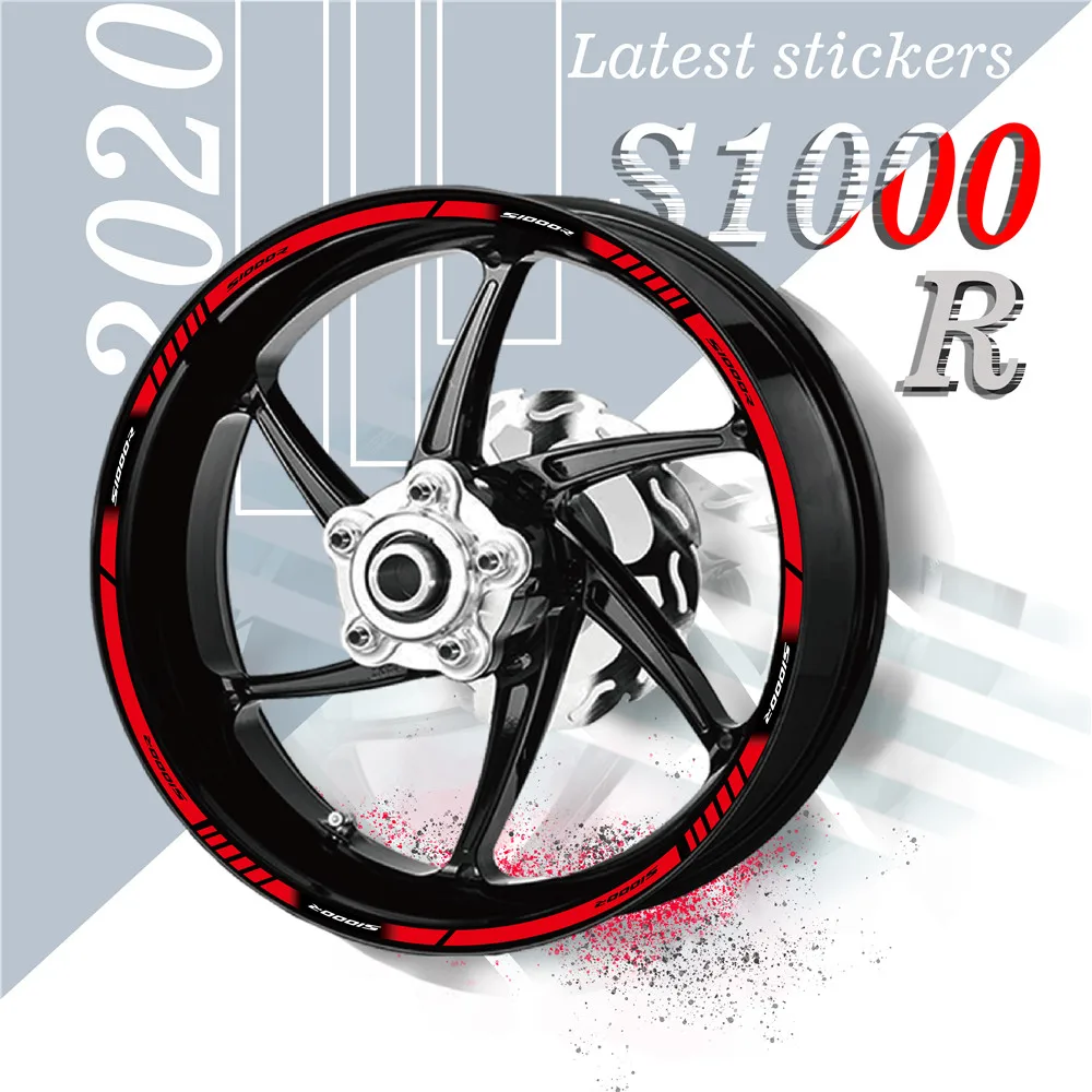 

New Motorcycle inner wheel Stickers rim reflective decoration decals car accessories For BMW S1000R s 1000r s1000 r