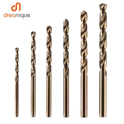 10PCS/Set Cobalt M35 HSS Drill Bit Set Twist Drill Bit Straight Shank ferramentas Quality Wood Metal Drilling Tools