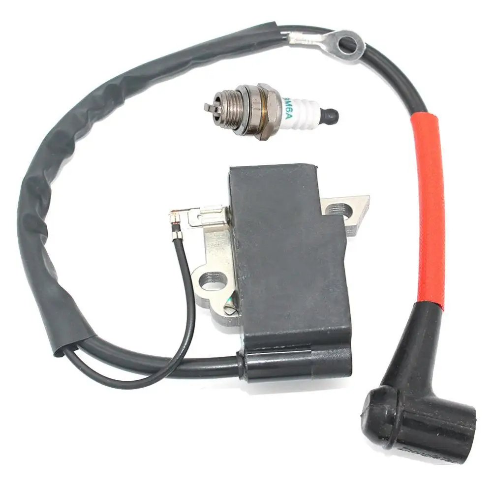 Bobina de ignição com Spark Plug BM6A para Makita DCS460 DCS500 DCS510 DCS5121 DCS5121R DSC51020 DCS51018