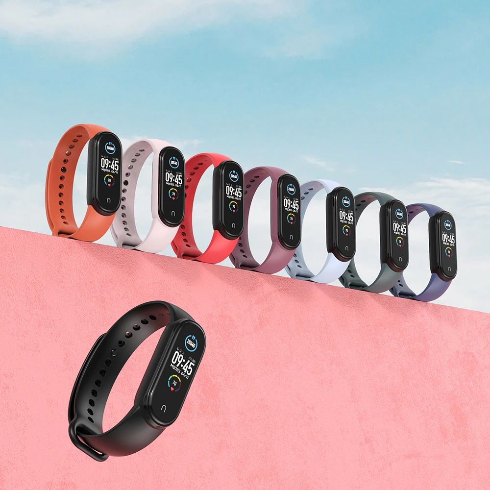 Силиконовый браслет Mi Band 5 для Xiaomi Band 5 NFC глобальная версия Pulseira Opaska Miband 5 Correa Xiomi