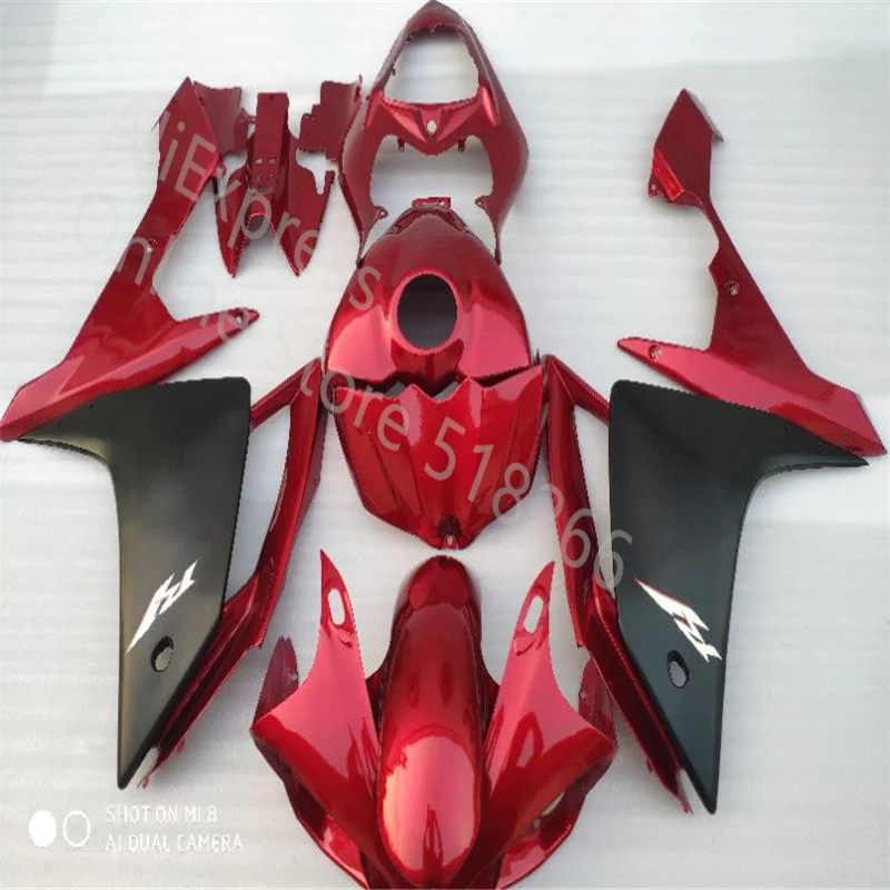 

High quality ABS injection Fairing Kit for YZF R1 2007-2008 Fairing YZF R1 07 08 red black Bodywork set