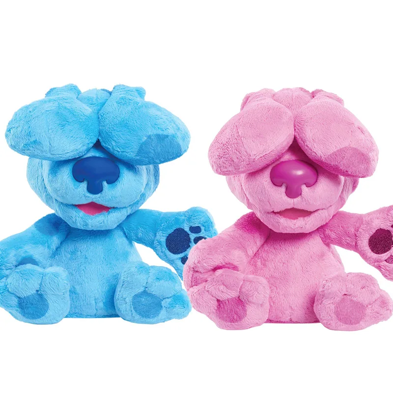 2-Pack Blue & Magenta Blue’s Clues & You! Plush Toy Peek-A-Boo Big Hugs Blue Dog Doll Kids Bedding Soft Plush Cuddle Pillow Budd