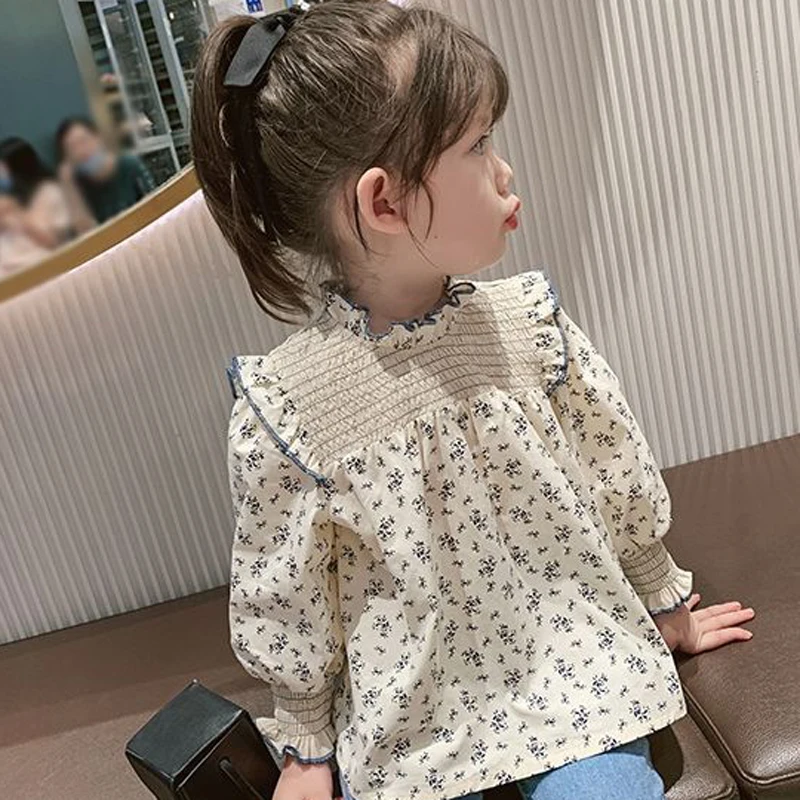 Girls Cardigan Jackets 2022 Fall Winter New Baby Cute Sweet Girls Clothing  Kids Children Top Lace Lapel Jacket For Girls Autumn