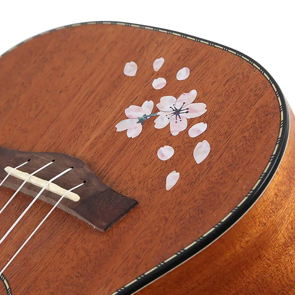 Guitar Fretboard Sticker Beautiful Sakura Cherry Blossoms Petals Sticker Guitar Bass Ukulele Decals Decor For Musical Instrument