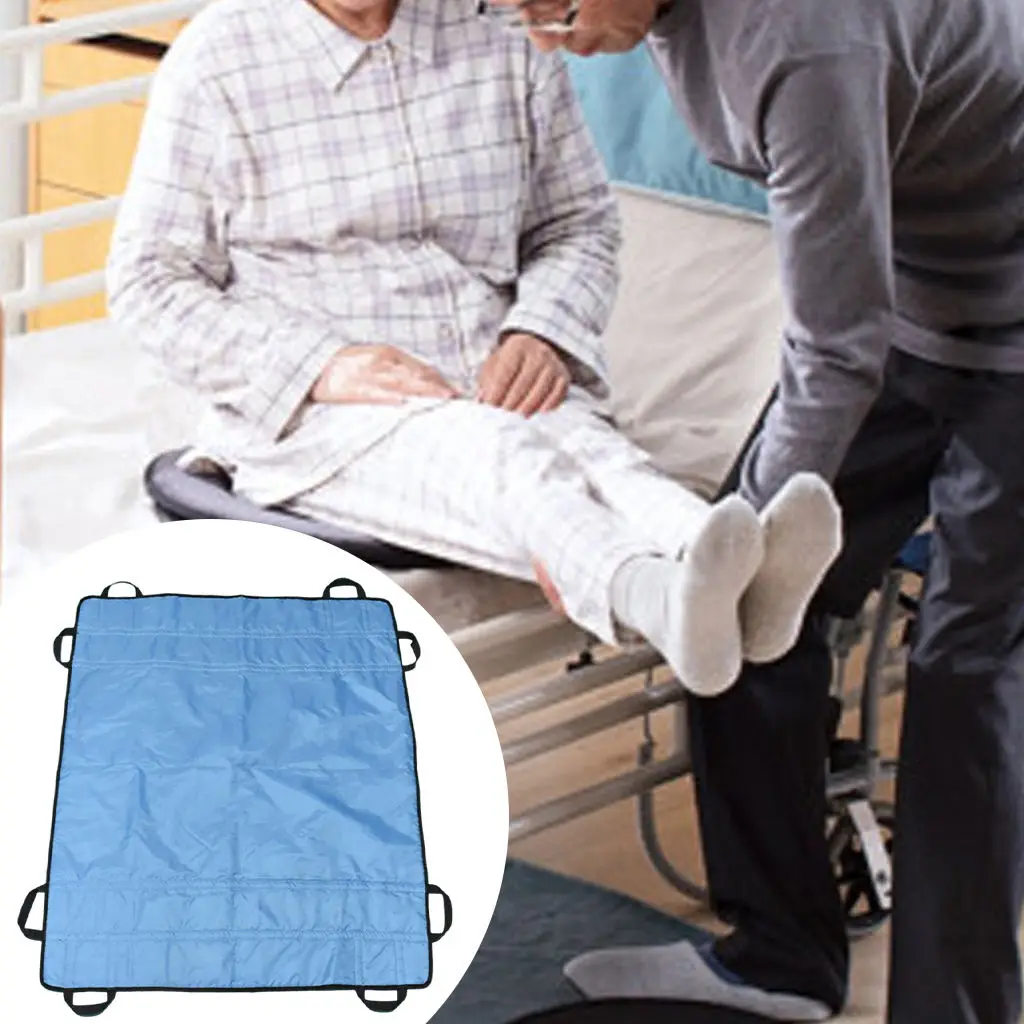 Turn Over Care Belt Devices Sliding Sheet Movement Multipurpose Get up Underpad Bed Transfer with Handles for Adult Bed Patients