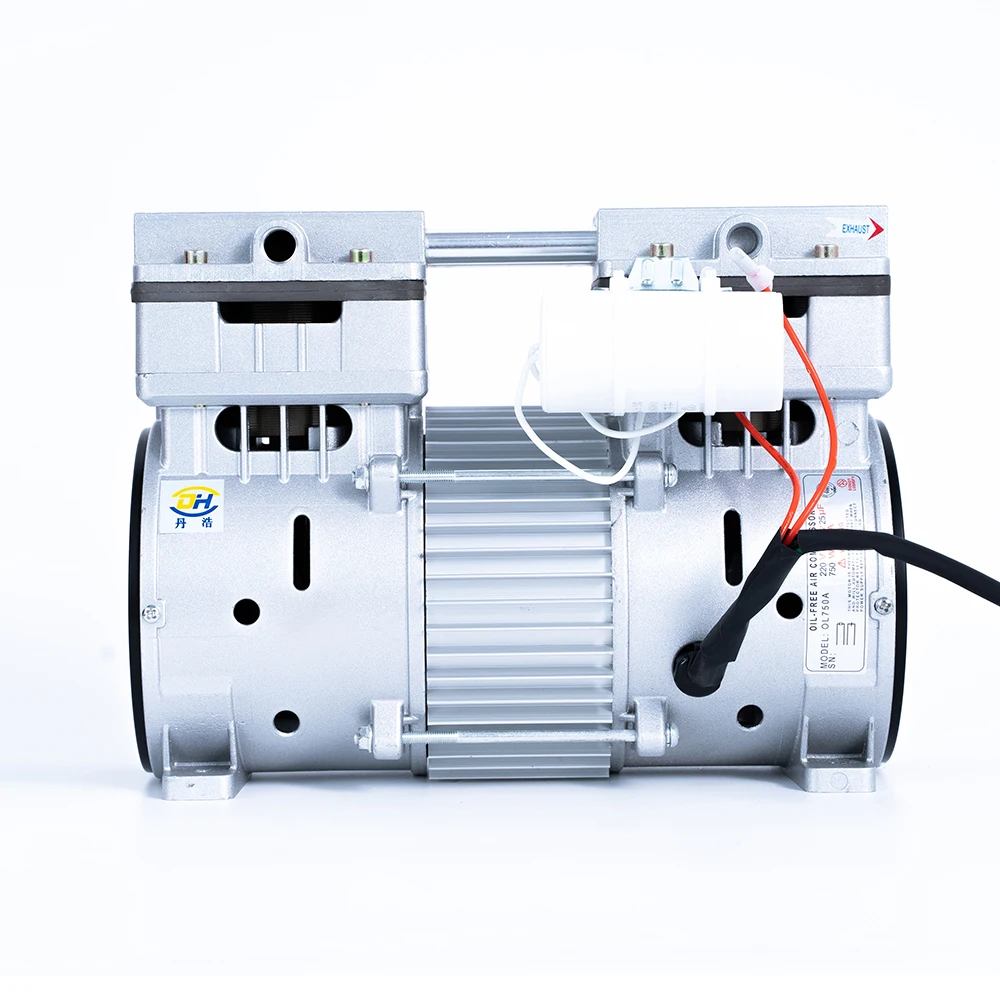 750A 220V Oil-free piston mute negative pressure high vacuum pump for defoaming suction filter pressure screen placement machine