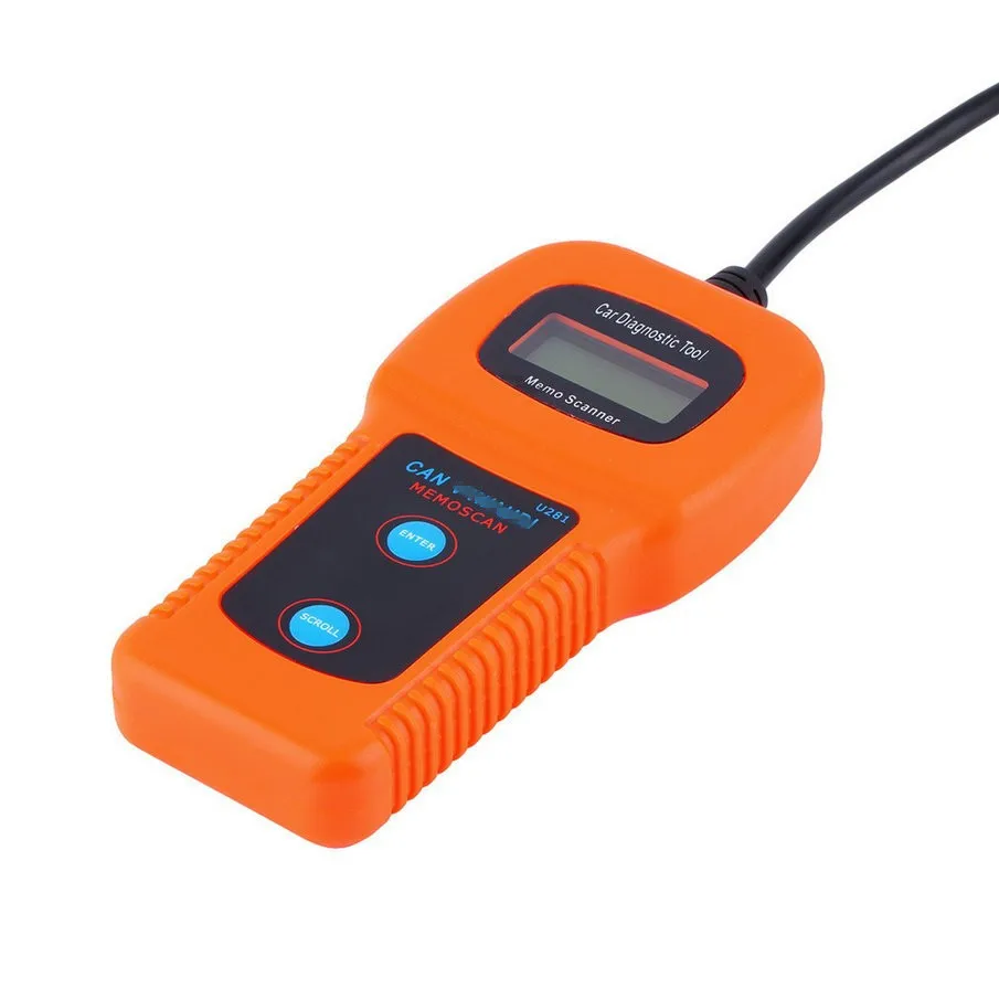 OBD2 Code Reader CAN U281 Car Code Scanner U281 OBD 2 Diagnostic Tool Code Reader Reset Tool U281
