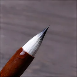 Fırça Kalem Çin Yün ve mor Tavşan Saç Lüks Çin Kaligrafi Çizim Fırçası Yetişkin Kısa Saç Kaligrafi Yazı Fırçası