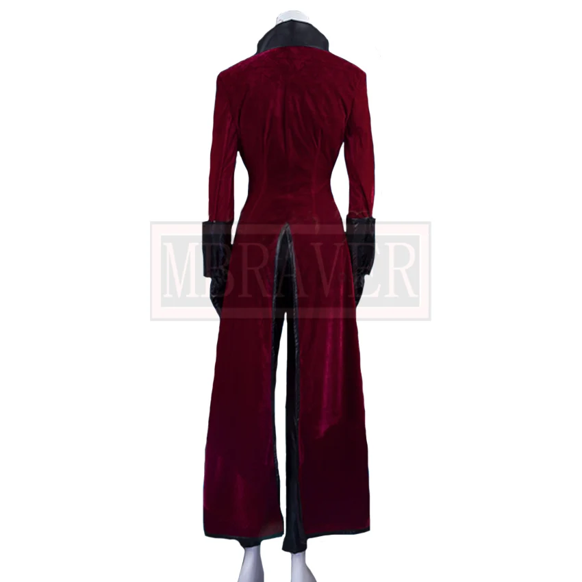 evil queen regina red dress Once Upon A Time Cosplay Evil Queen Regina Mills Costume Coat Outfits Suit